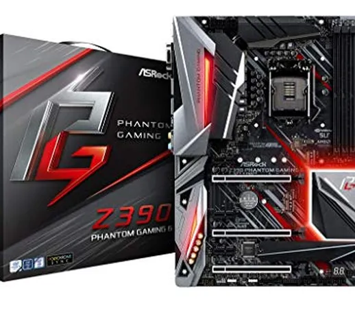 Asrock Z390 Phantom Gaming 6 Scheda Madre LGA 1151 (Presa H4) Intel Z390 ATX