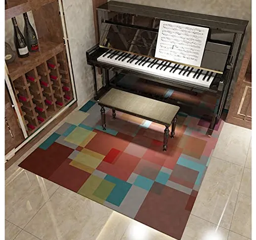 PPGE Tappeto Insonorizzante Fonoassorbente per Verticale Pianoforte, Tappeti per Batteria...