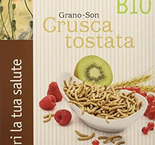 Germinal Bio Grano - Son Crusca Tostata - 8 confezioni da 250 gr - 2000 gr
