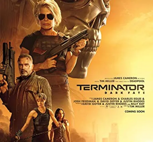 Lionbeen Terminator Dark Fate - Movie Poster - Poster del Film 70 X 45 cm. (Not A Dvd)