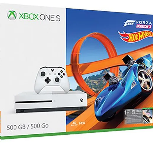 Xbox One: S 500GB + Forza Horizon 3 + DLC Hot Wheels [Bundle]