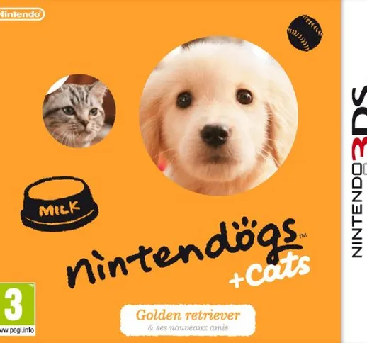 NINTENDO Nintendogs + Cats - Golden Retriever & Nuovi amici [3DS]