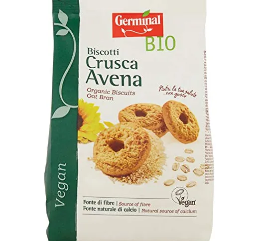 Germinal Bio Biscotti Crusca Avena - 250 gr