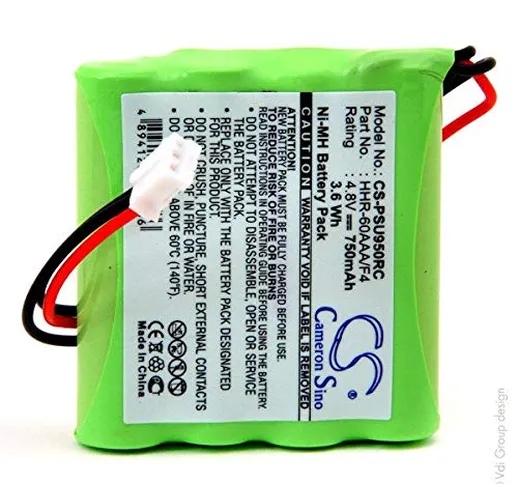 NX - Batteria telecomando universale 4.8V 700mAh - 2422-526-00148;310420051271;8