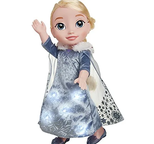 Jakks Pacific 72536 - Frozen ''Le avventure di Olaf'' Bambola Elsa Cantante