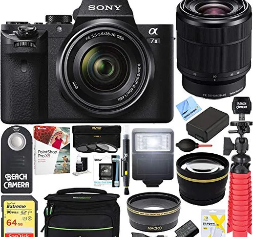 Sony A7 II full-cornice Alpha fotocamera mirrorless 24 MP (nero) solo corpo A7II ilce-7 m2...