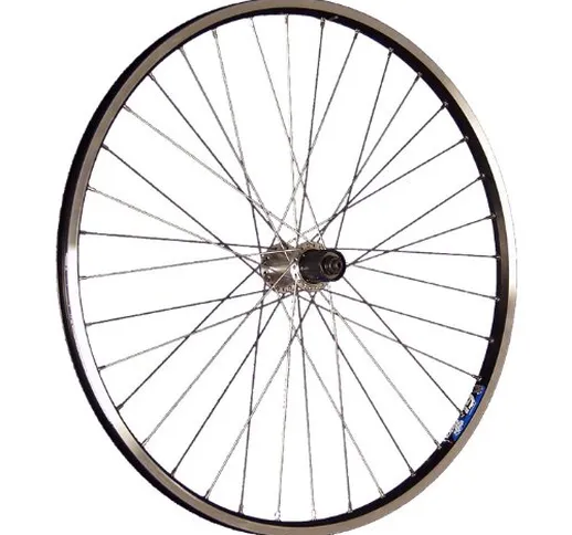 Taylor-Wheels 26 Pollici Ruota Posteriore Bici ZAC19 Tourney 7-10 Nero/Argento