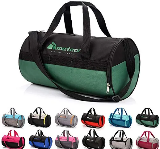 Borsa Palestra con Scomparto per Scarpe Borsone Viaggio Borse Piscina Sportiva Duffel Bag...