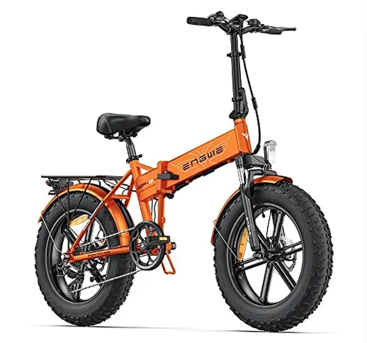 EP-2PRO Bici Elettrica Pieghevole da 20 Pollici, Mountain Bike Elettrica 48 V 13 Ah, Bicic...