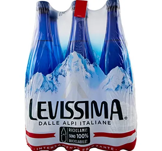 Levissima Acqua Minerale Frizzante - 6 x 1 L