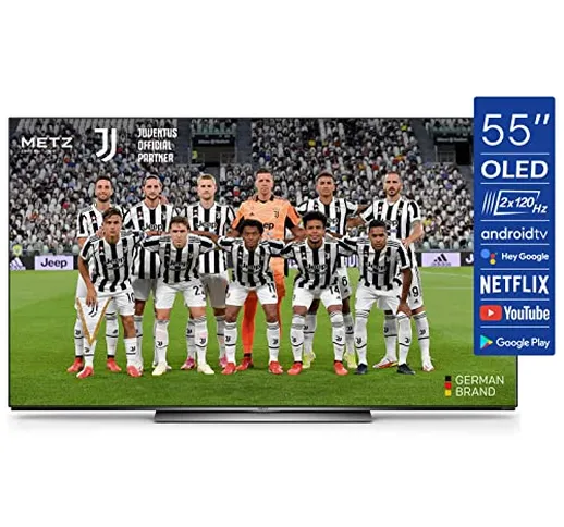 METZ Android 10.0 Smart TV OLED Serie MOC9000, 55" (139 cm), 4K UHD, HDR10/HLG, HDMI, ARC,...