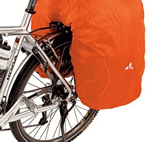 VAUDE Uni 3 Copertura antipioggia per borse bici, arancione, one size