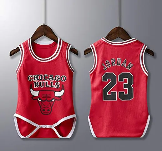 Body Unisex - NBA Jordan 23/Curry 30/James 23/Irving 11 Maglia da Basket Senza Maniche Bod...