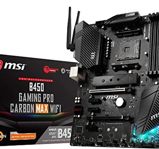 MSI Scheda Madre B450 Gaming PRO Carbon Max WiFi