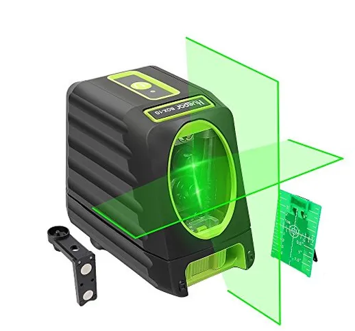 Huepar BOX-1G Livella Laser Verde 45m con Modalità Impulso (Precisione Professionale:±0.2m...