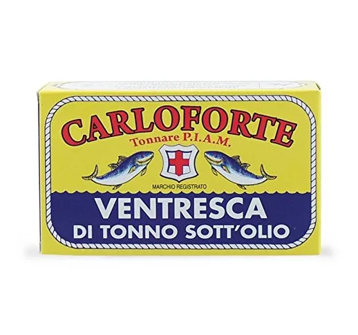 VENTRESCA TONNO IN OLIO OLIVA TONNARE PIAM CARLOFORTE 170 GR