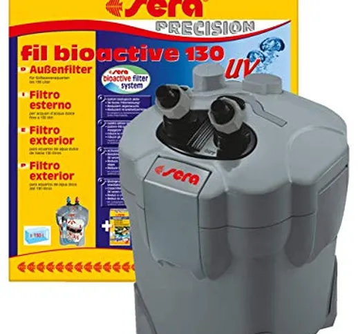 Sera, Fil bioactive, Filtro Esterno con UV, per acquari con 5 Watt UV-C Integrato (Riduce...