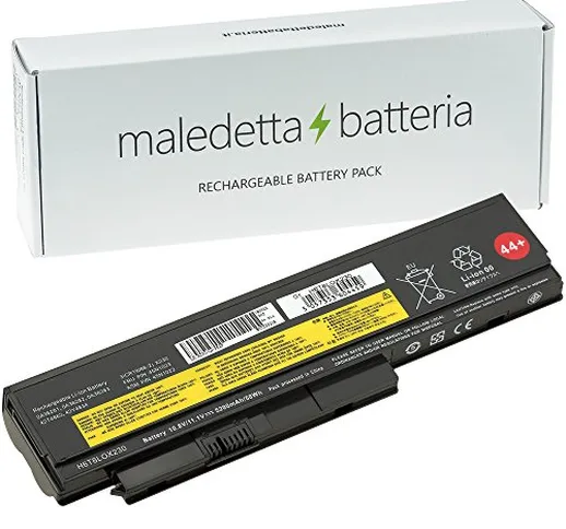 Batteria MaledettaBatteria per IBM Lenovo ThinkPad X220 X220i X220s X230 SOSTITUISCE 0A362...