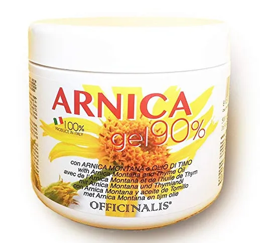 Officinalis - Arnica 90% Per Cavalli Uso Umano Prodotta in Italia - 500 Ml, Gel 90% di Arn...