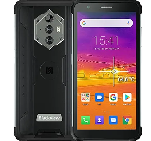 Blackview BV6600 Pro Termocamera Rugged Smartphone 2021, 4GB+64GB Octa-core Android 11 Sma...