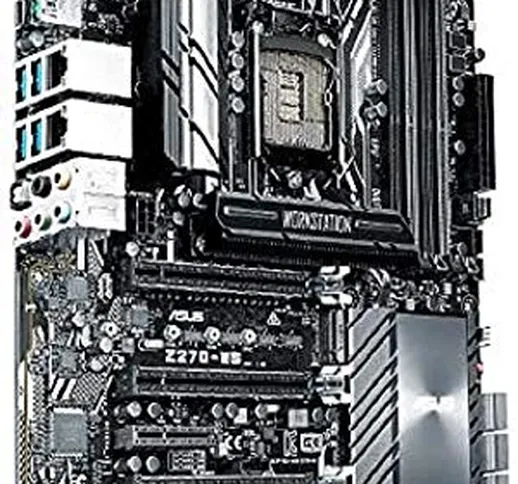 Asus Z270-WS Scheda Madre per Workstation, Intel Processor Socket 1151, 4x Schede Video, R...