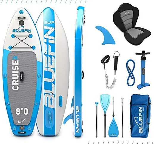 Bluefin Pacchetto per Cruise SUP | Tavola da Stand Up Paddle | Tavola Gonfiabile da Mare p...