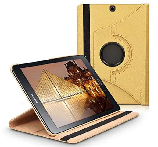 kwmobile Cover Compatibile con Samsung Galaxy Tab S2 9.7 - Custodia per Tablet Rotazione 3...