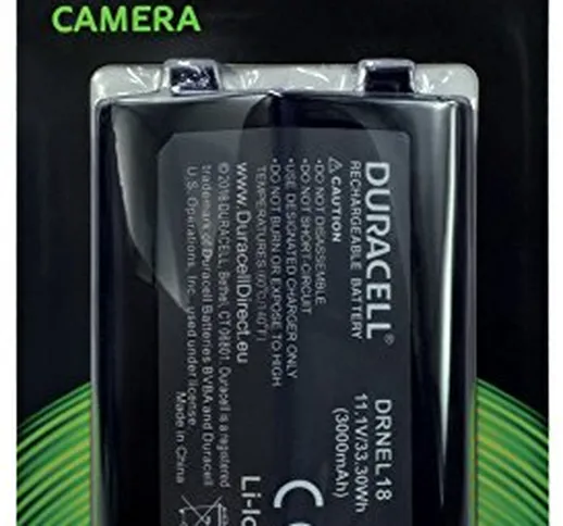 Duracell DRNEL18 Batteria per fotocamera/videocamera 3000 mAh