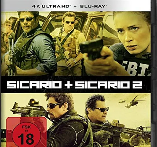 Sicario 1 & 2  (2 4K Ultra-HD) (+ 2 Blu-ray's)