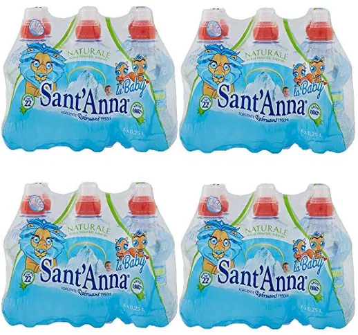Acqua Baby Sant'Anna Naturale 4x6 Bottiglie da 0,25 Litri Ciascuna