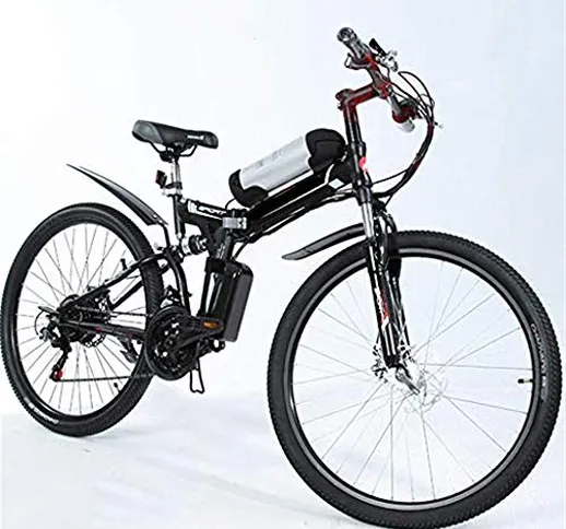 Mountain Bike Elettrico Ebikes Leggero Pieghevole 48 V 250 W Motore Bicicletta Uomo Donna...