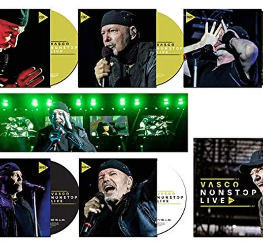 Vasco Rossi Nonstop Live (2Cd + 2Dvd + Blu Ray Disc + Booklet) (Edizione tasto illumina sc...