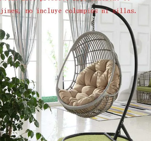 Mississ Altalena appesa Carrello Ammortizzatore di sede, Addensare Hanging Egg Chair Amaca...