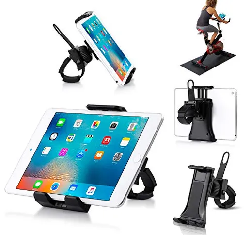 Supporto universale per telefono/tablet per spinning Bike, supporto portatile per smartpho...