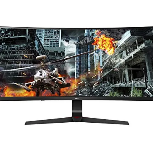 LG 34GL750 UltraGear Gaming Monitor 34" UltraWide Curvo 21:9 LED IPS HDR, 2560x1080, 1ms M...