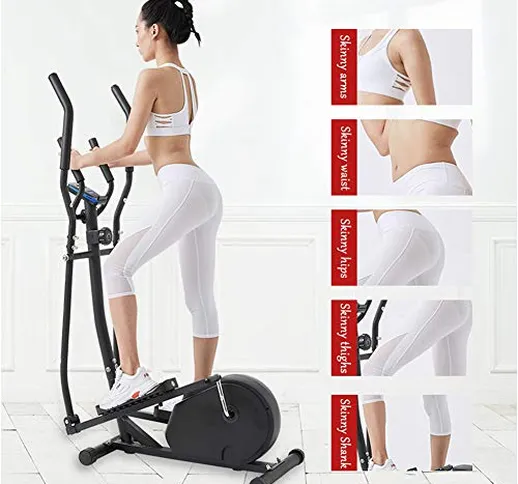 TXDWYF Cross Trainer/Ellittica Crosstrainer/Bici Ellittica Magnetica/Cyclette da Camera/El...