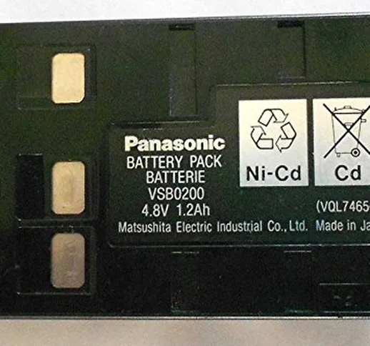 Batteria tipo PANASONIC VSB0200, 4.8V, 2100mAh, Ni-MH