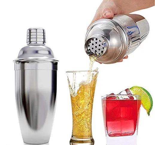 Szaerfa Cocktail Shaker, Fantastico Martini Shaker in Acciaio Inossidabile da 750 ml, Drin...