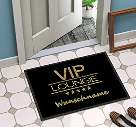 creativgravur VIP Lounge zerbino con Stampa Personalizzata, 0, 50 x 70 cm