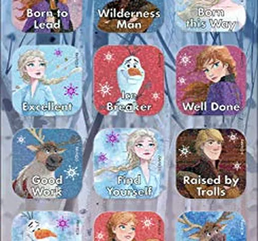 Paper Projects 9123694 Frozen - Confezione di 2 adesivi