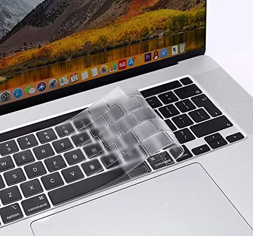 MOSISO TPU Tastiera Cover Compatibile con MacBook PRO 13 Pollici A2338 M1 A2289 A2251 2020...