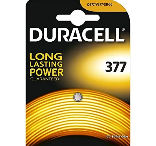 Set di 14 della batteria Duracell 377 Silver Oxide 1,5 V