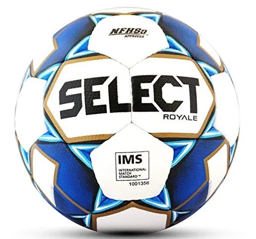 Select 2019/2020 - Pallone da Calcio Royale, Unisex - Adulto, Palla da Calcio, Royale, Whi...