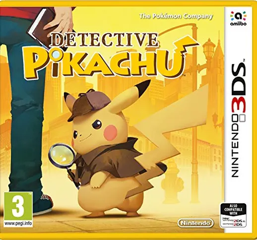 Detective Pikachu 3Ds- Nintendo 3Ds