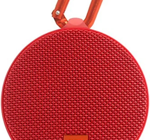 JBL Clip 2 Speaker Bluetooth, Waterproof, Ultra-Portatile, Ricaricabile con Microfono e Mo...