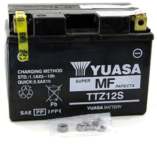 MIM Distribution Batteria YUASA TTZ12S-BS Honda NSS Forza X (MF08) 250 2005 12V 11 Ah con...