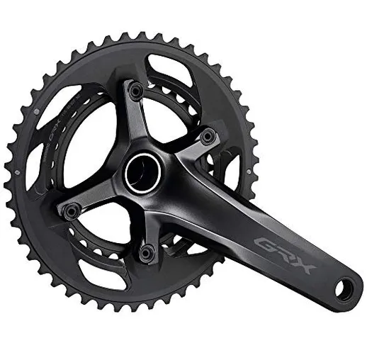 Shimano FC-RX600 GRX chainset 46/30, Double, 11-Speed, 2 Piece Design Black 46/30T 175