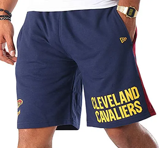 New Era - Pantaloncini da basket NBA Cleveland Cavaliers Marina Militare XS