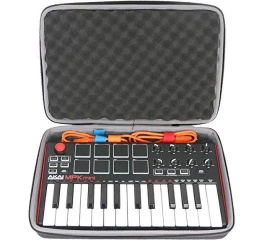 co2CREA cassa custodia borsa per AKAI Professional MPK Mini MkII Tastiera MIDI Controller...