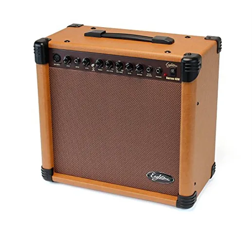Eagletone Barrow Amplificatore per chitarra acustica, potenza: 40 W, colore: Marrone